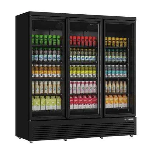 Kühlschrank mit 3 Glastüren - 1530L