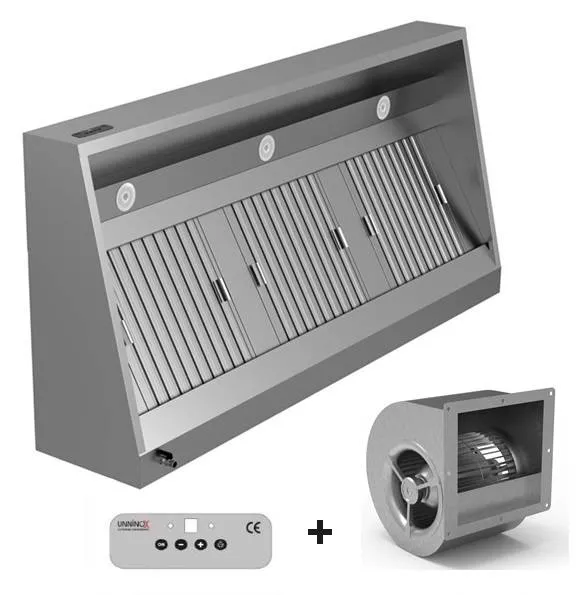 Wandmontiert Plug and Play 950 – 2400x950xH520mm