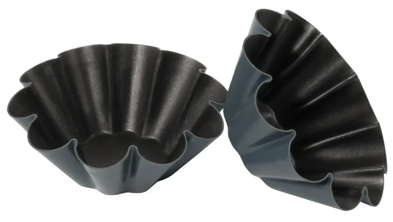 Antihaft-Briocheform 6,5-9 cm aus Stahl