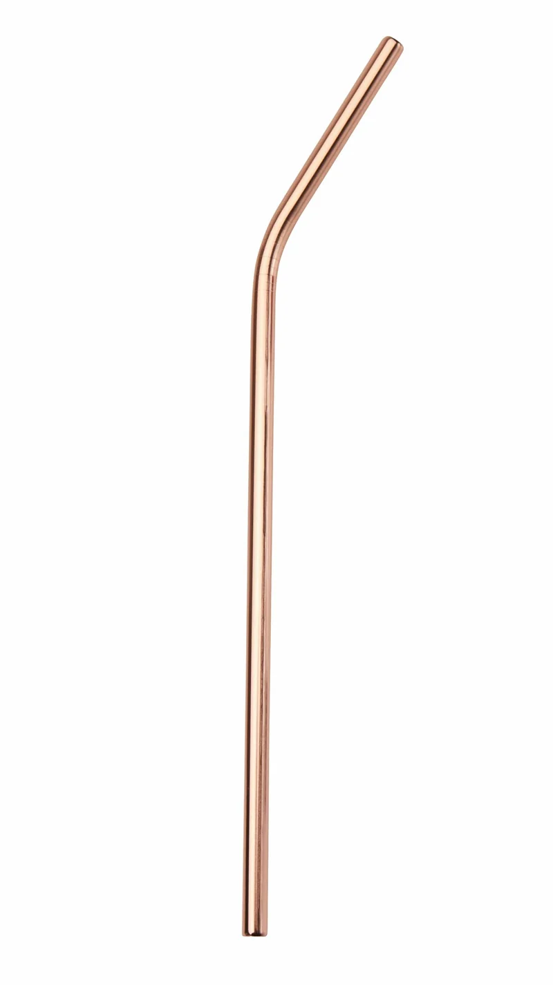 Strohhalm für NUTRI-MULE BECHER - Strohhalm aus Metall mit Kupfer Optik