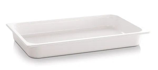 GN-Behälter ECOLINE Melamin Weiß Gastronormbehälter 65 & 100mm Tiefe