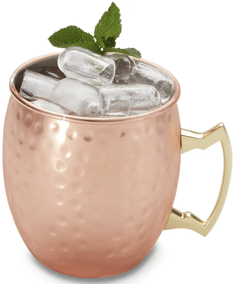 NUTRI-MULE-BECHER - Edelstahl Becher in Kupfer-Optik für Mule-Cocktails