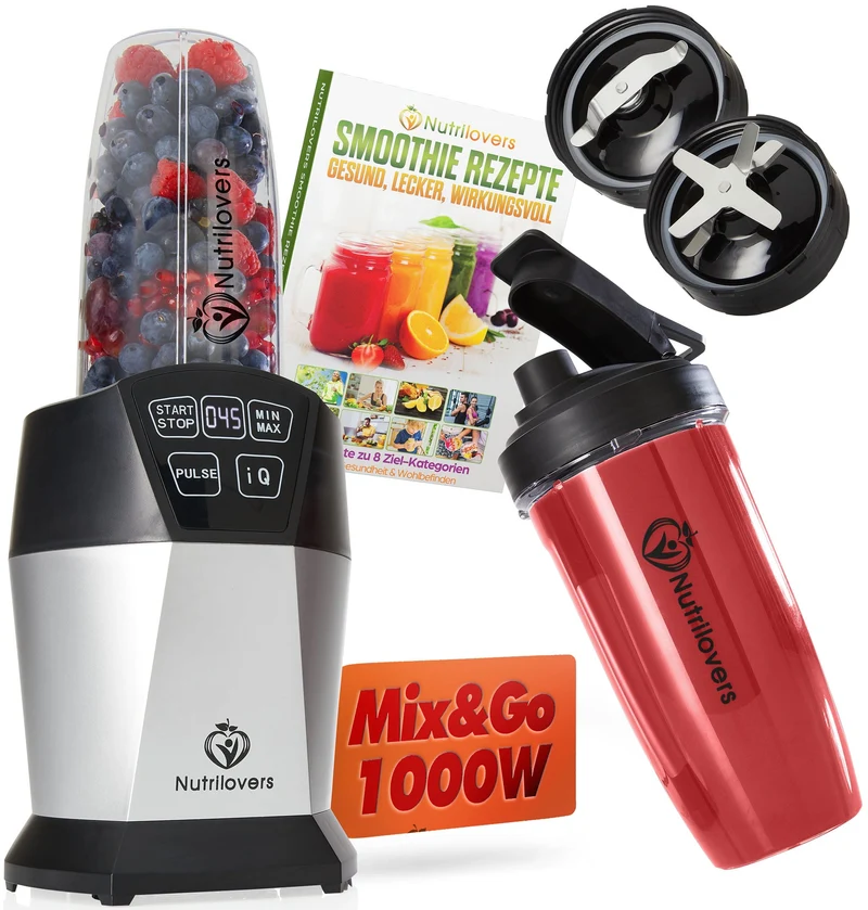 Smoothiemaker NUTRI-BLENDER Standmixer to go 1000W mit Auto IQ