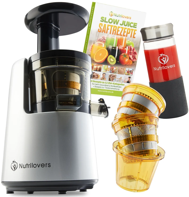 NUTRI-PRESS NO.1 (B) Slow Juicer Vertikal mit 3 Sieben | BPA-frei