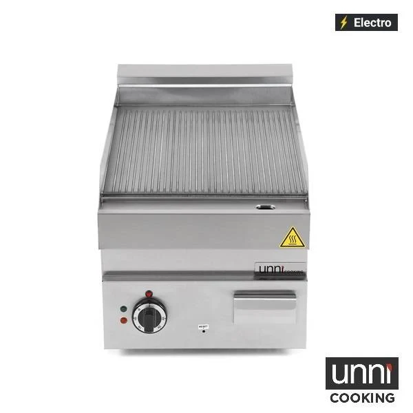 Elektrische Grillplatte – Gerillt – E65GP10B-G