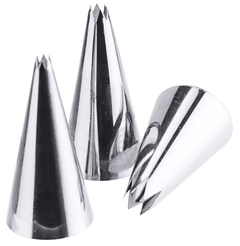 Stern-Garniertülle 6-zackig 2 mm / 4 cm