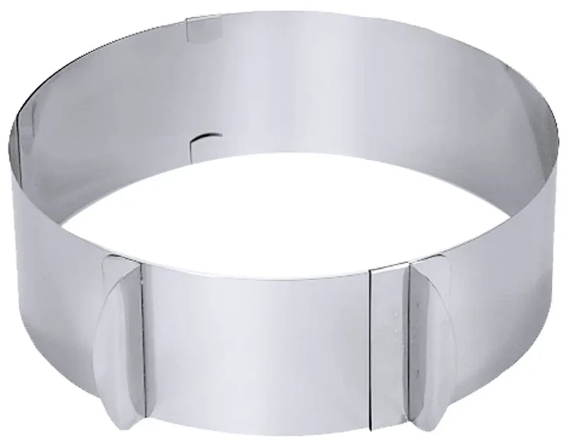 Edelstahl Tortenring 16,5 cm