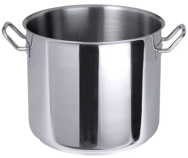 Edelstahl Kochtopf mittelhoch Ø 24-40 cm / Serie 2000 hochglänzend