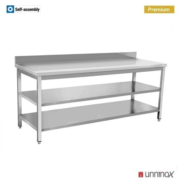 TIEFE 700 mm + AUFSATZ + DOPPELBODEN – 200x70xH85 cm