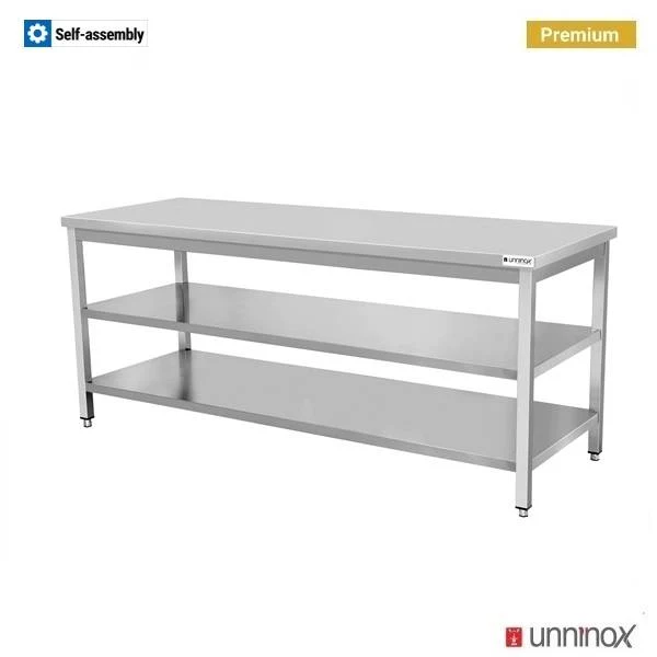 TIEFE 700 mm + OHNE AUFSATZ + DOPPELBODEN – 120x70xH85 cm