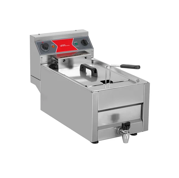 Fritteuse Elektrisch 10L 50°C/190°C 9kW (400V)