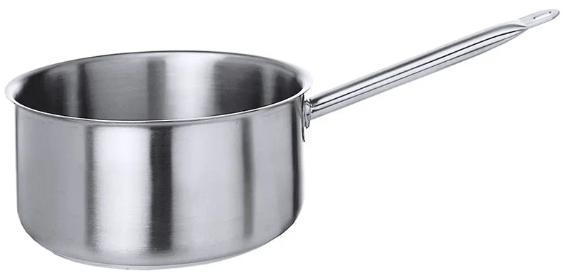 Edelstahl Stielkasserolle niedrig Ø 14-28 cm