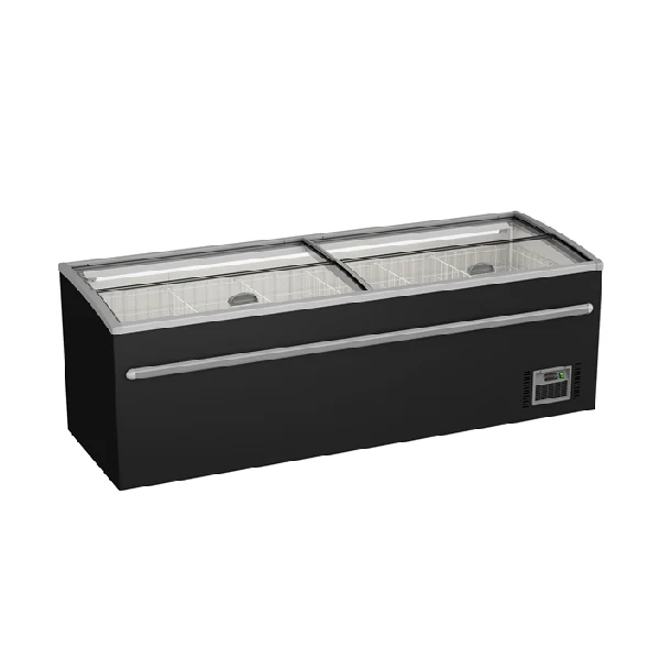 Supermarkt-Gefrierschrank 1040L Schwarz