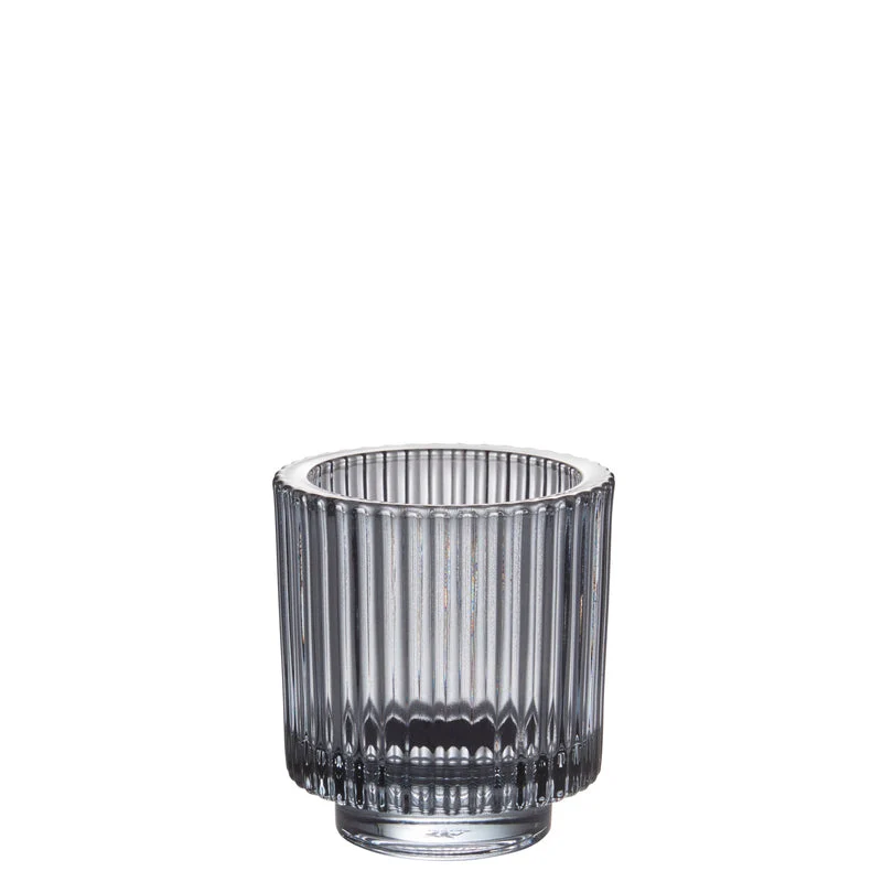 6 Stück WMF Windlicht rauch H 8,5 cm