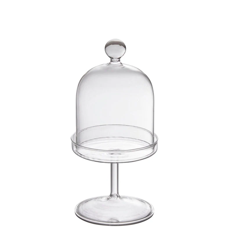 WMF Cloche Glas auf Fuss H 21 cm
