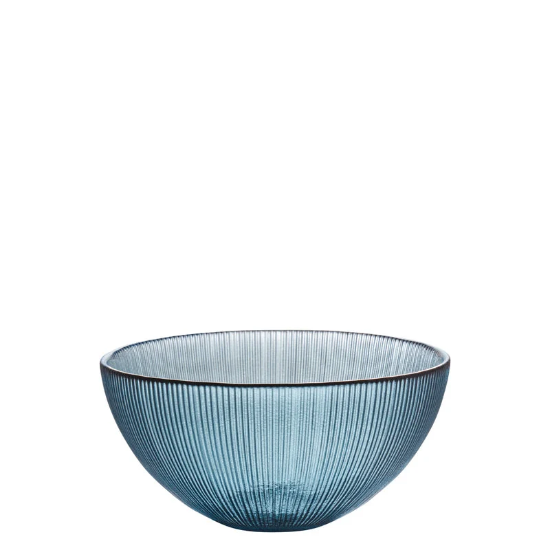 4 Stück WMF Glasschale M blaugrün H 7,5 cm