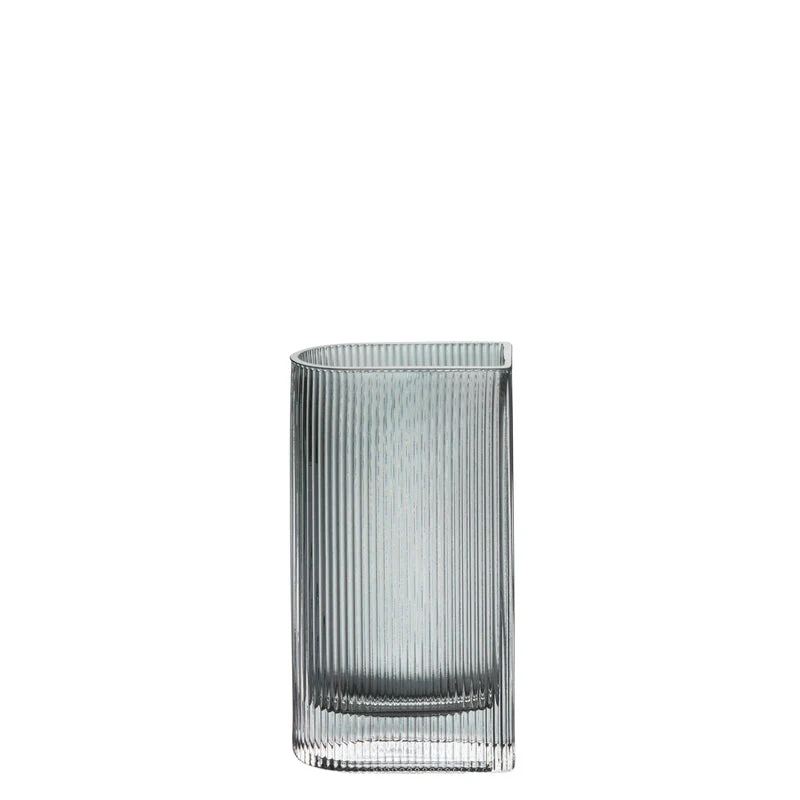 WMF Glasvase graugrün H 20 cm