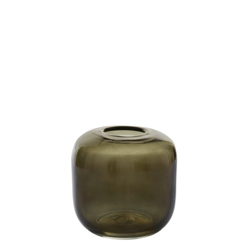 WMF Glasvase mossgrün H 15 cm