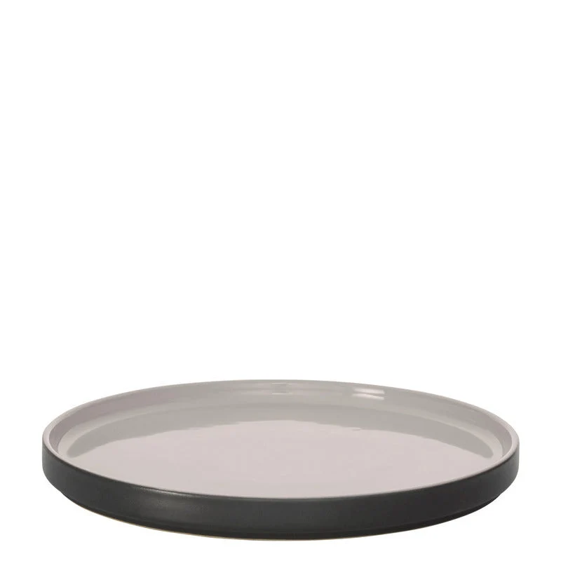 6 Stück WMF Teller flach GEO taupe Ø22cm