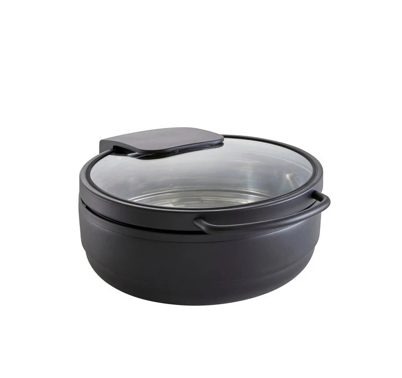 WMF Chafing Dish rund black HOT&FRESH BASIC – Cromargan® Edelstahl 18/10, poliert