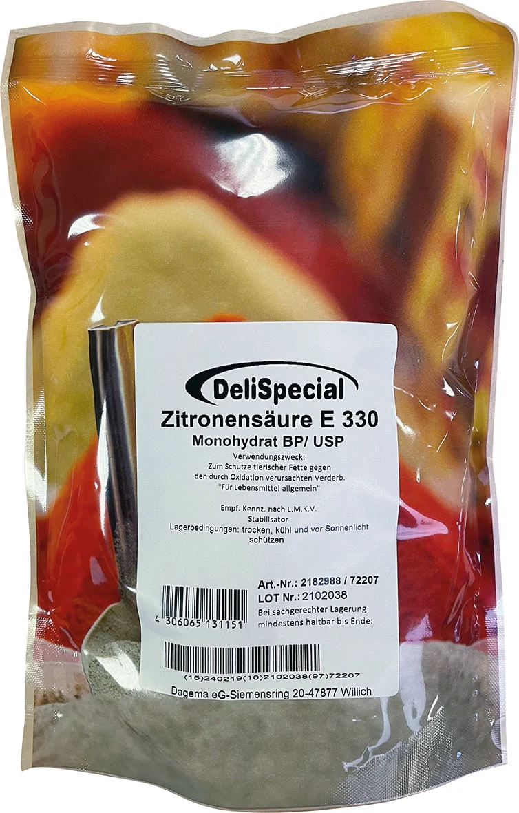 Zitronensäure E330 1kg auch zur Entkalkung