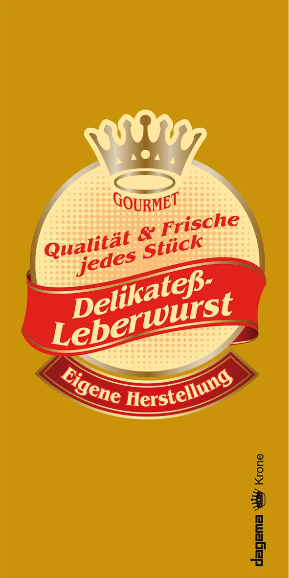 dageplus Kunstdarm 60x50 gold Delikatessleberwurst 1 Bund = 25Stk.