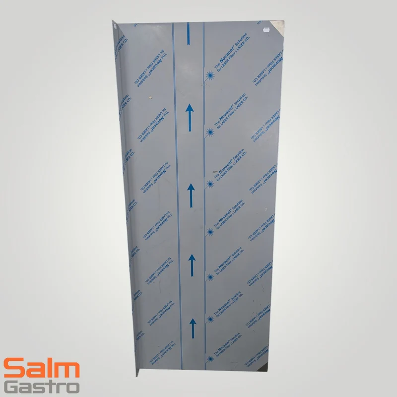 Arbeitsplatte CNS 1725x700x50 Stärke 1,5mm Aufkantung hinten 50mm