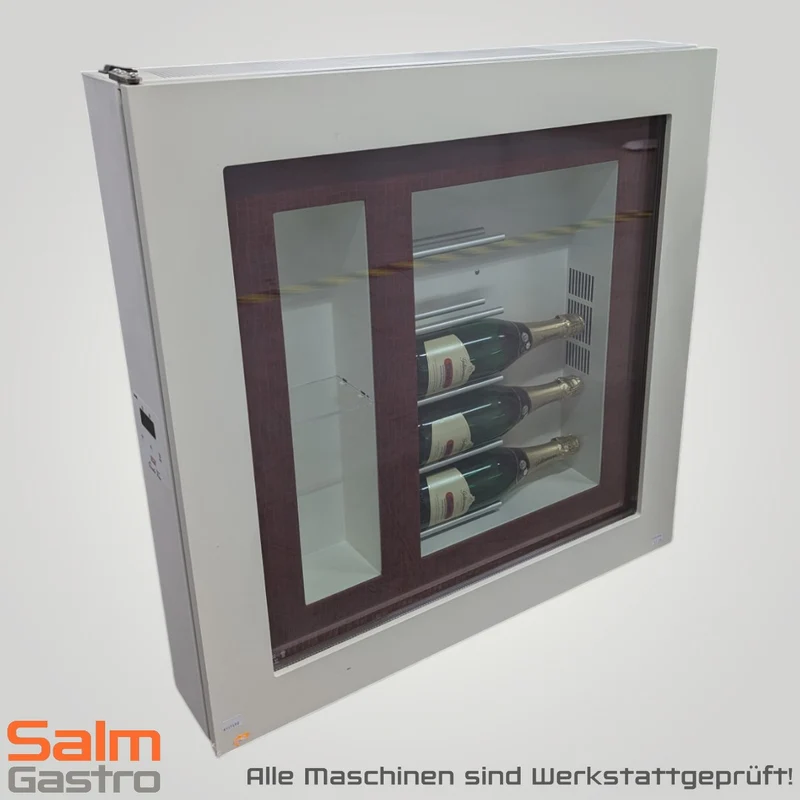 Weinkühlvitrine Quadro Vino N.52 780x780x155 LED-warmweiss 230V Ausstellungsgerät