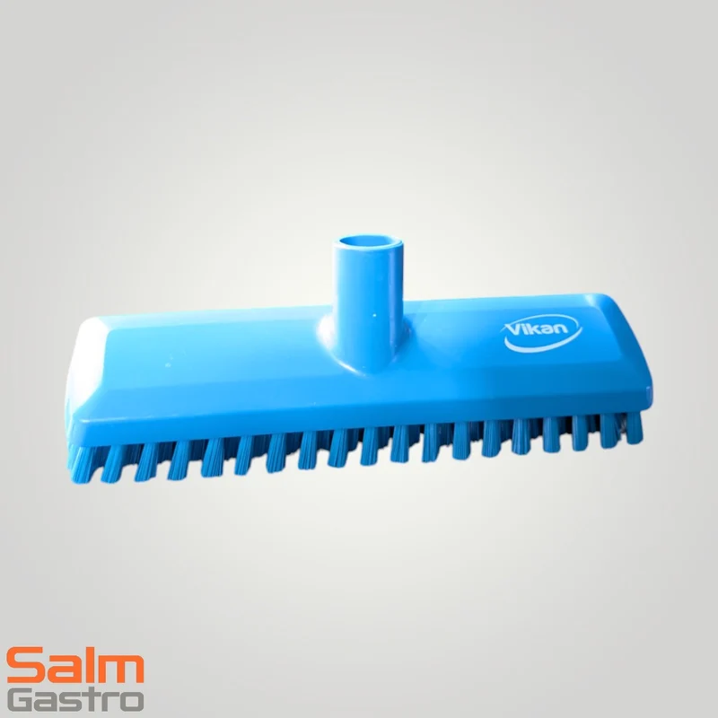 Vikan Schrubber 270x65x100 blau Borsten hart 121°C mit Wasserdurchlauf