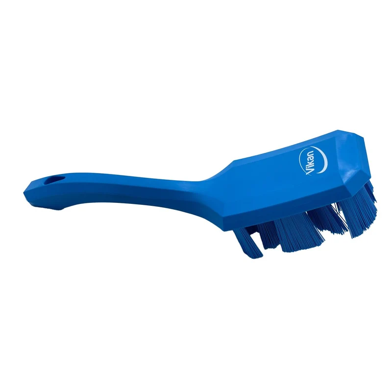 Vikan Handbürste kurzer Griff 260mm Hart Blau