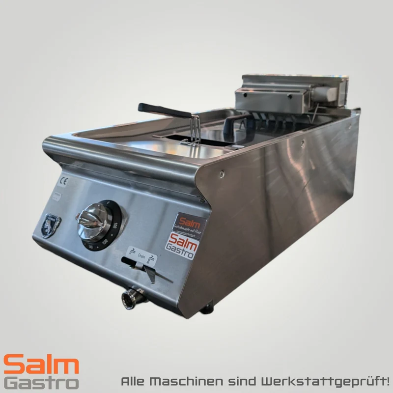 Virtus Elektro Fritteuse 10L 400V CNS Vorführmodell Messe