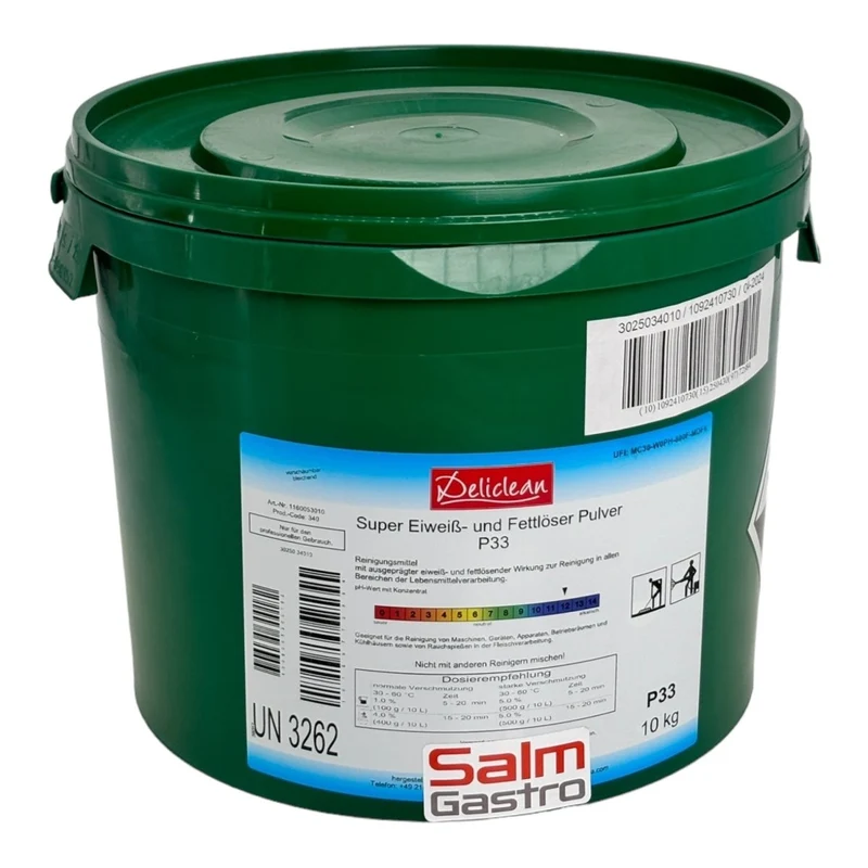 Deliclean Eiweiss-Fettlöser Super P33 Pulver 10kg
