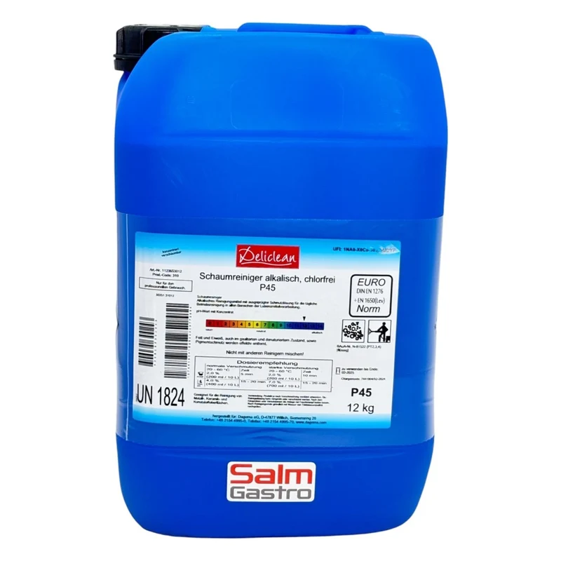 Deliclean Schaumreiniger P45 alkalisch chlorfrei