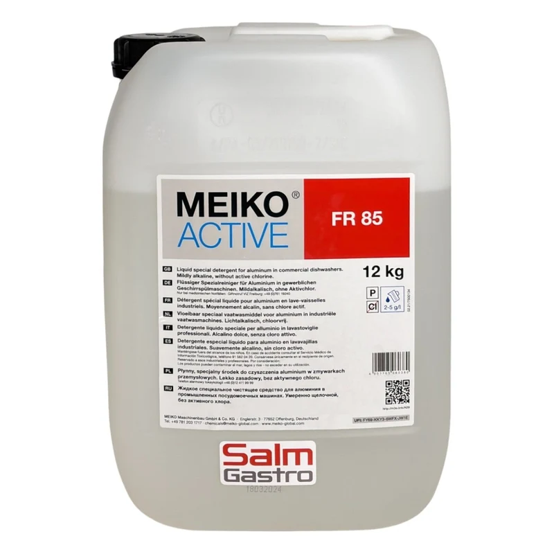 Meiko ACTIVE FR85 12kg flüssiger Spezialreiniger für Spülgut aus Aluminium