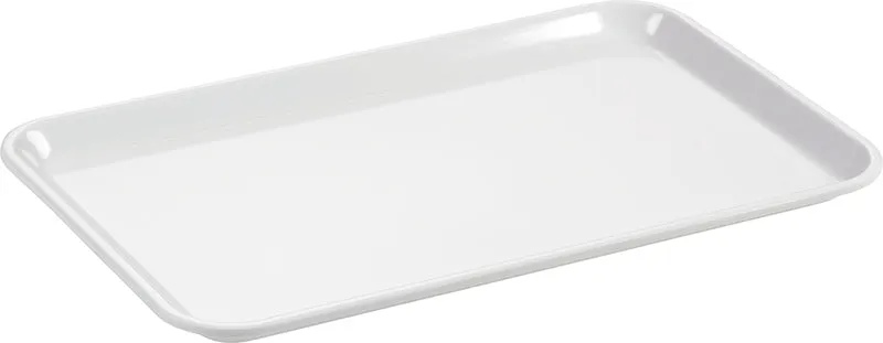 Ornamin Servierplatte Melamin 300x190x10 weiß
