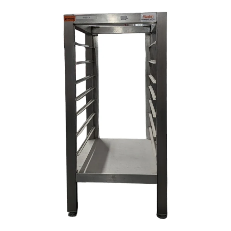 Untergestell CNS 415x660xH850mm für Backbleche für Wiesheu gebraucht