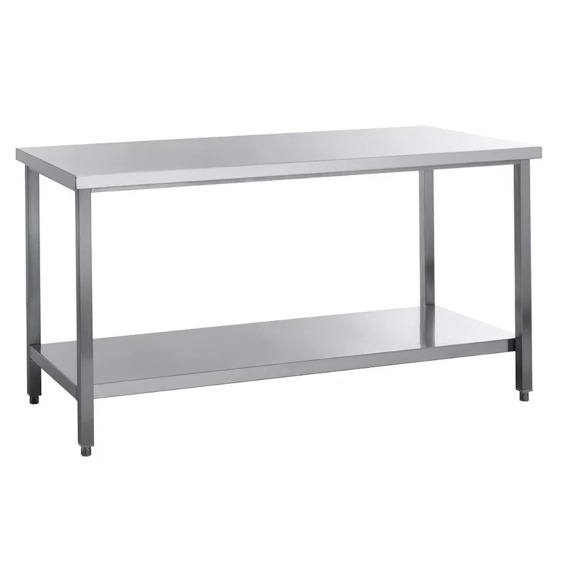R+S Arbeitstisch allseitig offen mit Grundboden 2000x700x850 mm