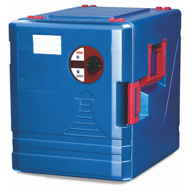 Blubox 52 gn hot Speisentransportbehälter Digital Umluftbeheizt blau metallic