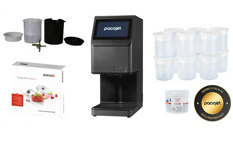 Pacojet 4 inkl. 12er Becher Set, Reinigungstabletten und Coupe Set 4