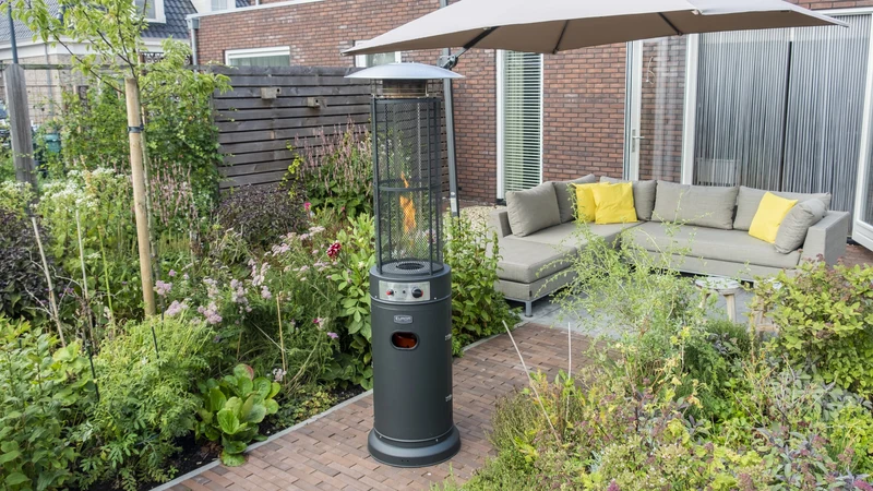 Saro-Gasheizstrahler Modell FLAMEHEATER ROUND 11000