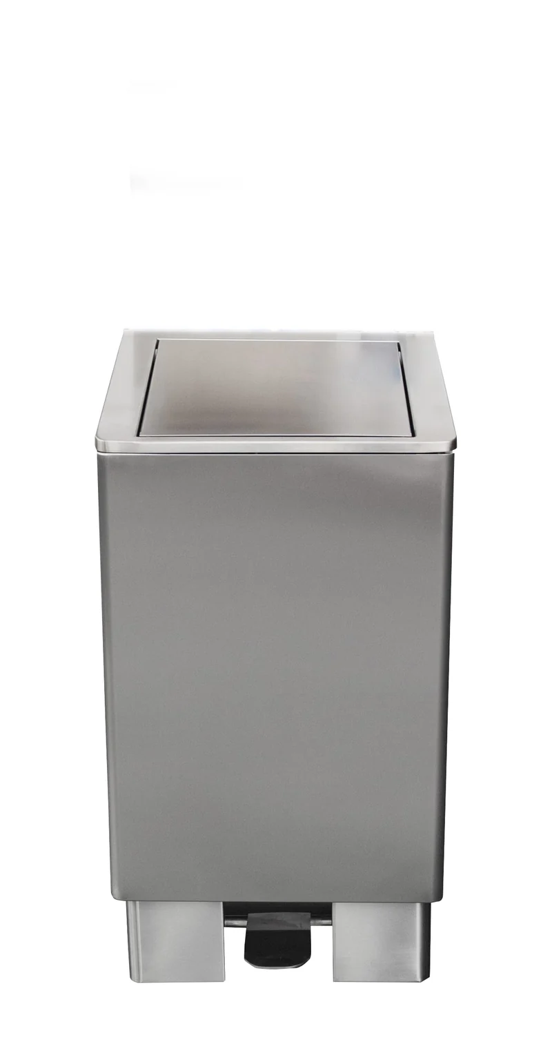 Saro Edelstahlmülleimer 60 Liter, Modell Apollo