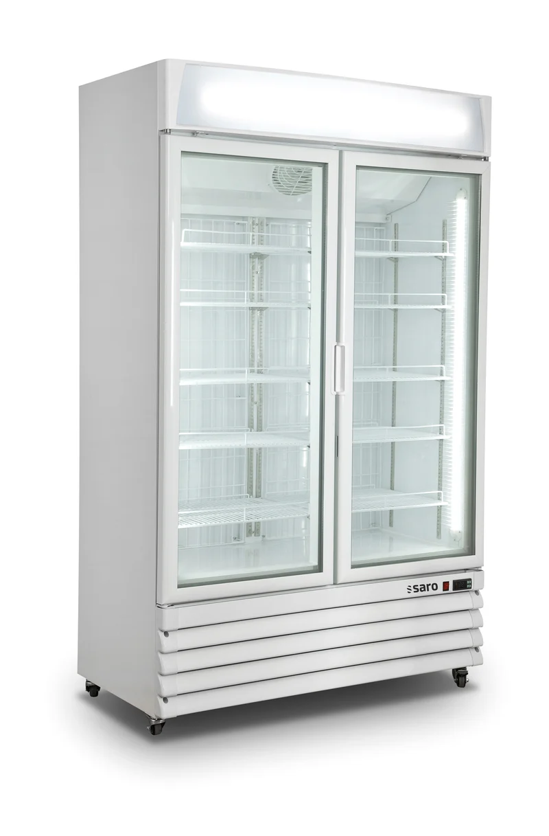 Saro Kühlschrank mit 2 Glastüren - weiß, Modell G 885