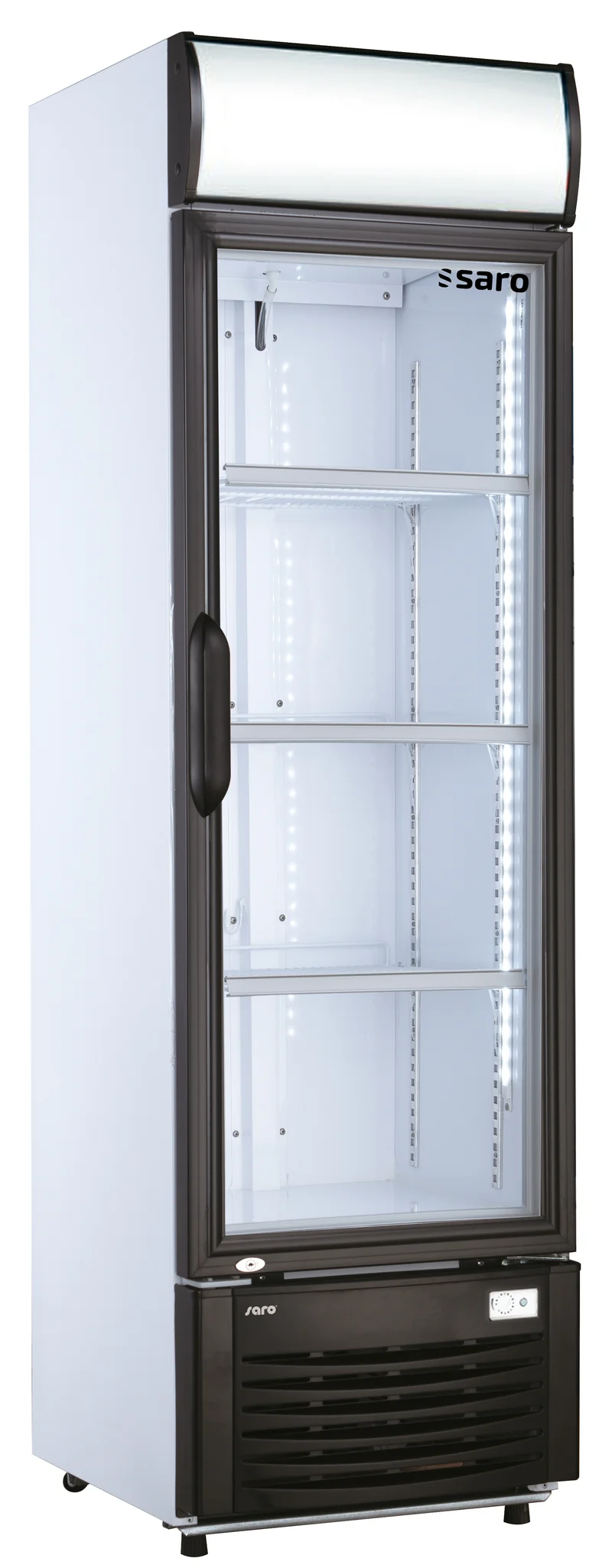 Saro Getränkekühlschrank mit Werbetafel, Modell GTK 282 M