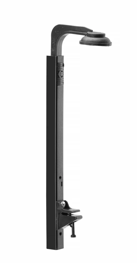 BarUp Regalflaschenhalter – tropffrei Wandhalterung – Schwarz – 160 × 45 × 350 mm