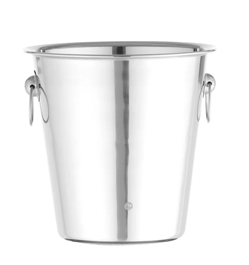 BarUp Champagnerkühler – 3,3 l – Silber – Ø 220 × H 190 mm