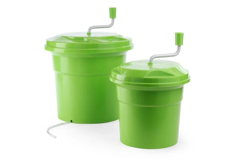 HENDI Salatschleuder – 12 l – Grün – Ø 335 × H 430 mm