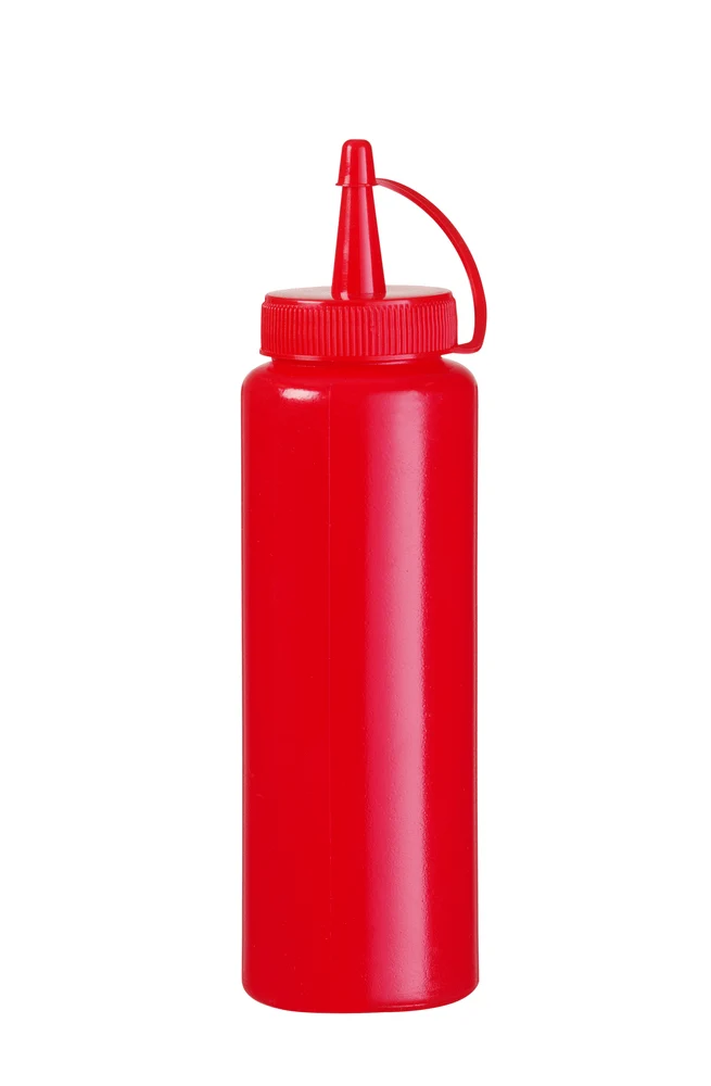 HENDI Spenderflasche – 0,7 l – Rot – Ø 70 × H 245 mm