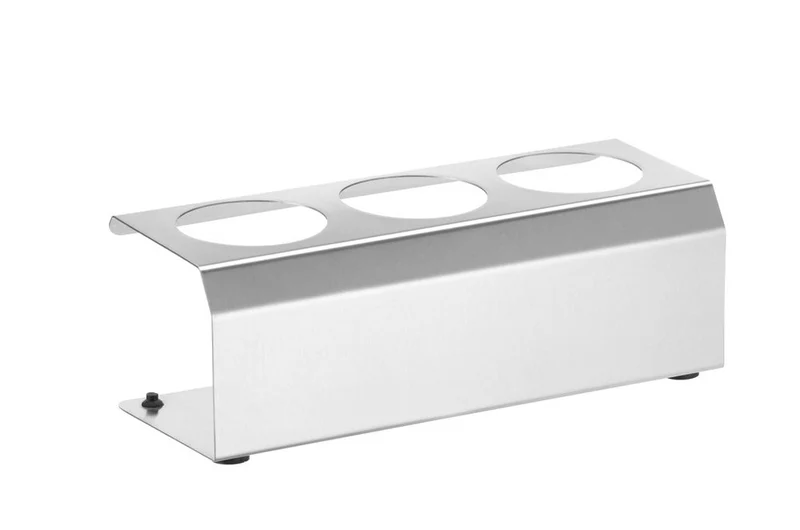 HENDI Spenderflaschen-Halter – 3-fach – Ø 57 mm – 229 × 90 × 78 mm