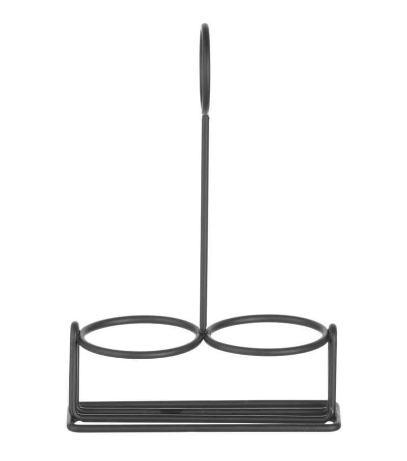 HENDI Gewürzständer – schwarz – 135 × 65 × 200 mm