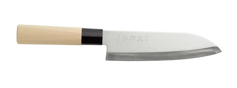 HENDI Japanisches Messer Santoku – Holz hell – 290 mm